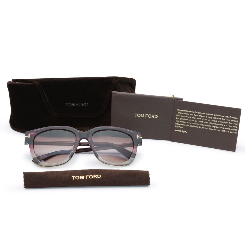 Authentic Tom Ford Purple Tracy Sunglasses + Case